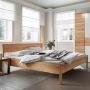 Massivholzbett Silia versprüht eleganten Charme