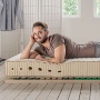 Matratze mit 7-Zonen-Körperstützsystem und integrierter Schulterzone