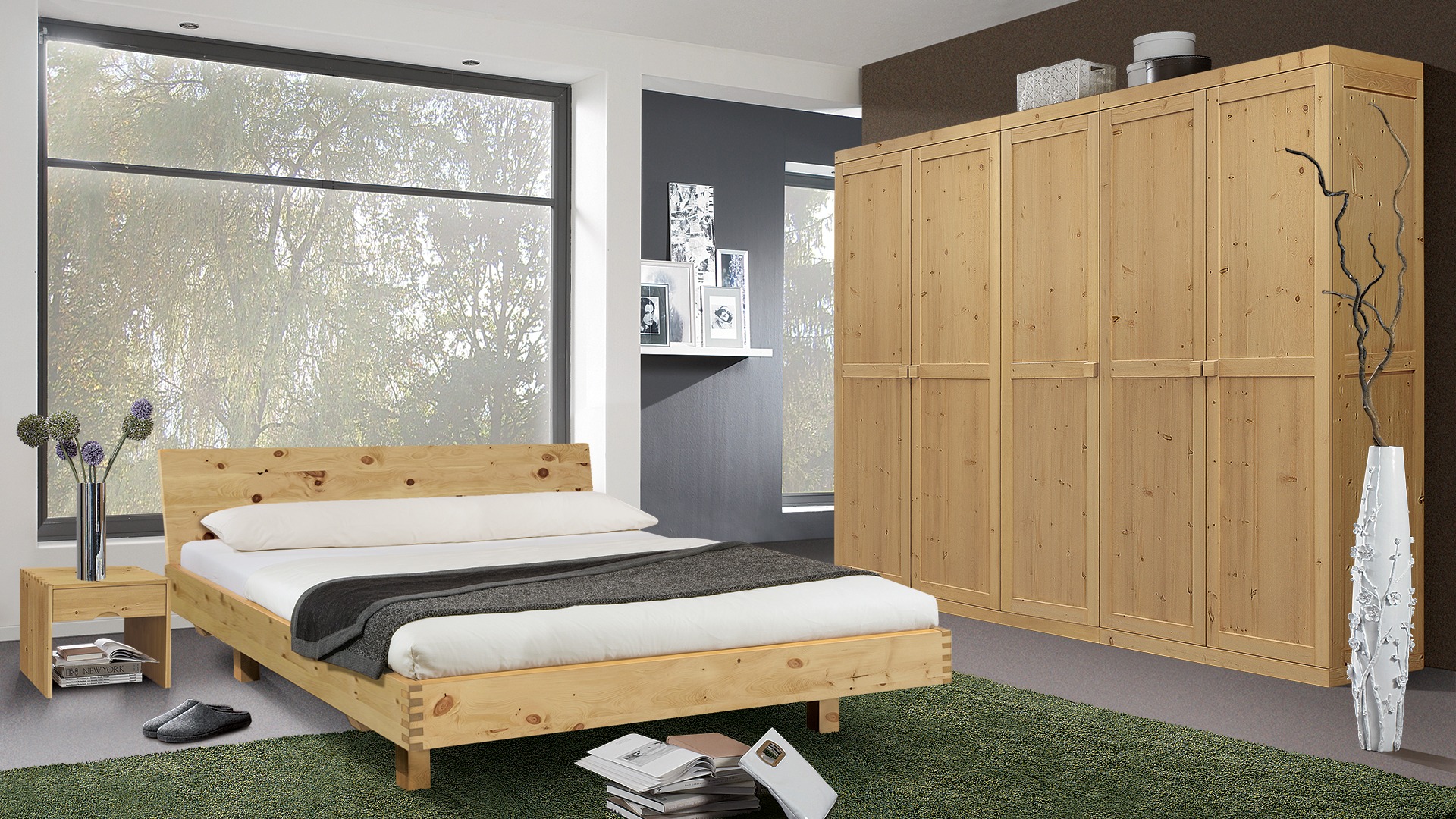 Drehtüren-Kleiderschrank "Pino" - Einzelmodule