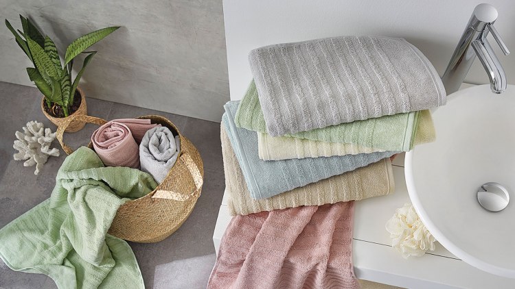 Handtuch Pastello, Bio-Baumwolle, GOTS-zertifiziert
