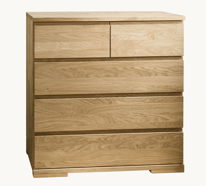 Kommode Moderna, Variante 02, Wildeiche Kommode Moderna, Variante 02, Wildeiche