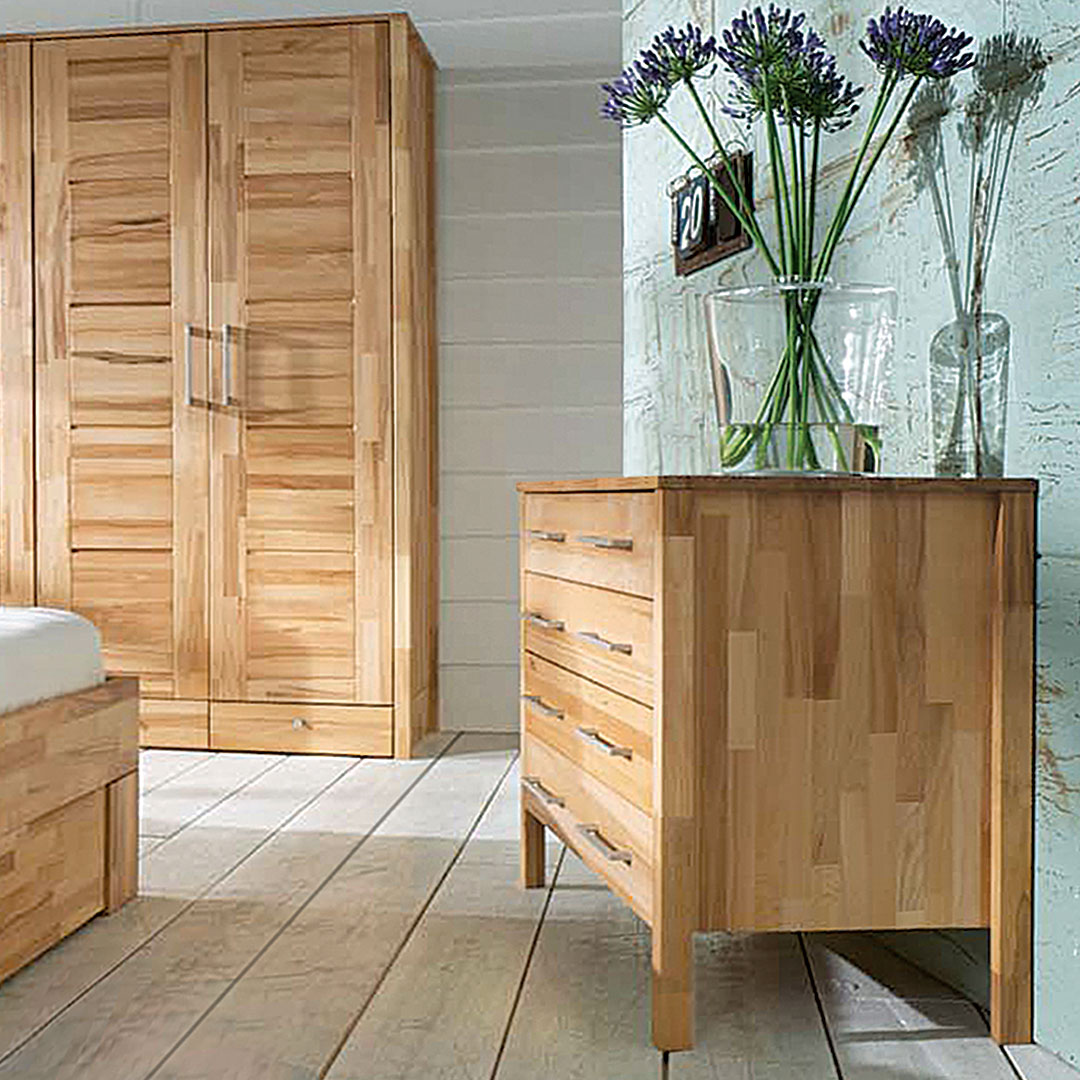 Kommode "Molara" | H76xB100xT45 cm | vegan | Bio-Material | Handgefertigt | schadstoffgeprüft | Kommoden