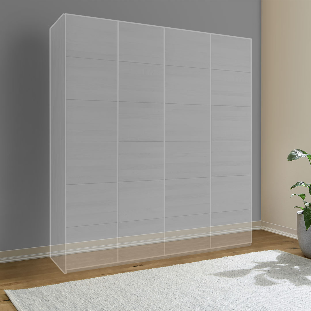 allnatura Kleiderschrank-Konfigurator | Kernbuche | Bio-Material | Handgefertigt | 2-türig | schadstoffgeprüft | Massivholz-Kleiderschränke