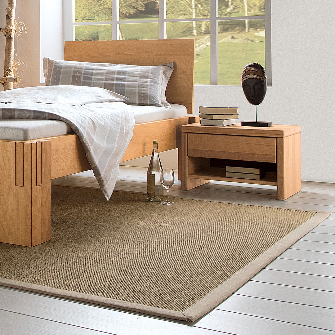 Sisalteppich "Sisalana-meliert" | 80x160 cm | nuss | Bio-Material | Handgefertigt | schadstoffgeprüft | Teppiche
