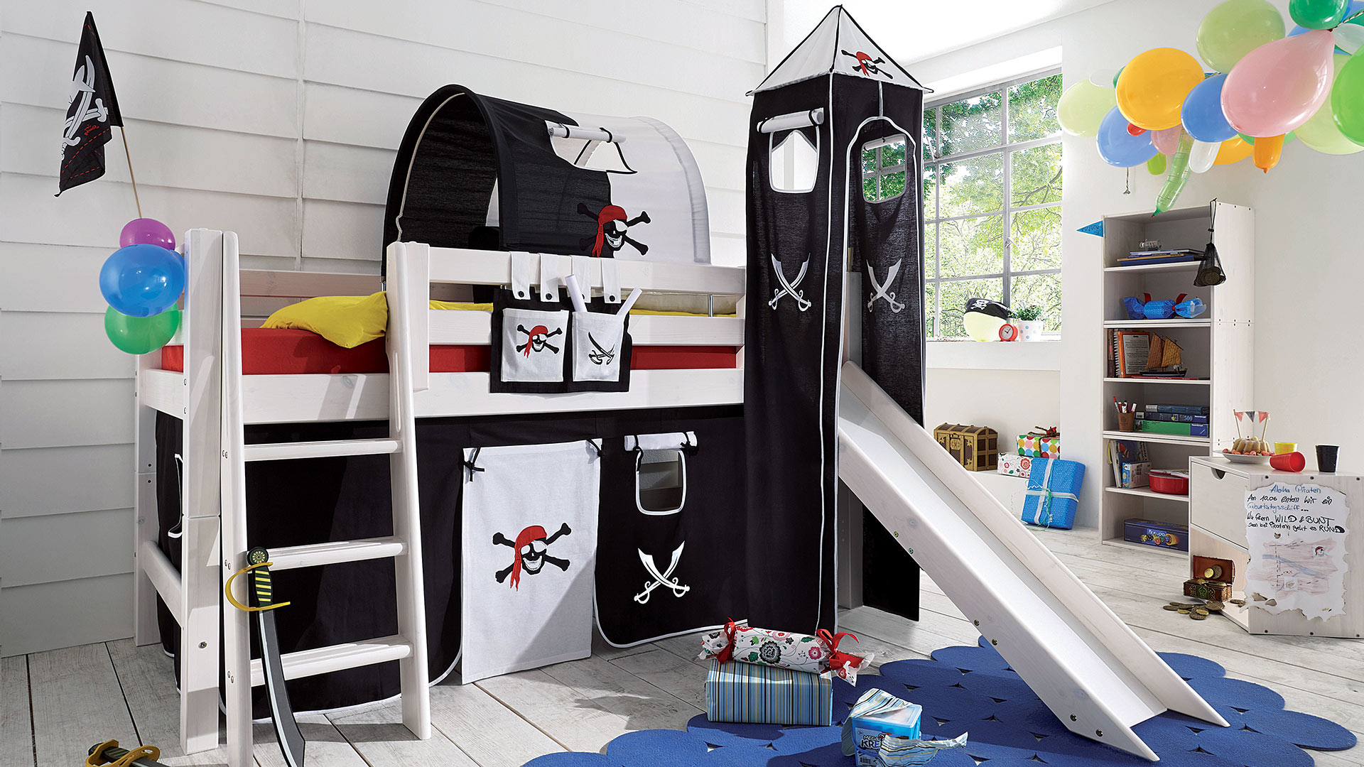 Abenteuer-Mini-Hochbett "Captain Jack" Mini-Hochbett