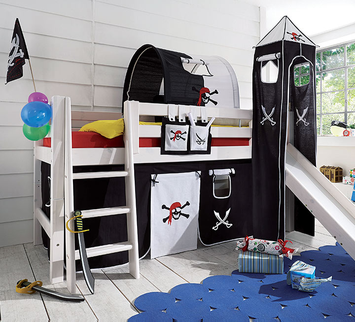 Abenteuer-Mini-Hochbett "Captain Jack"