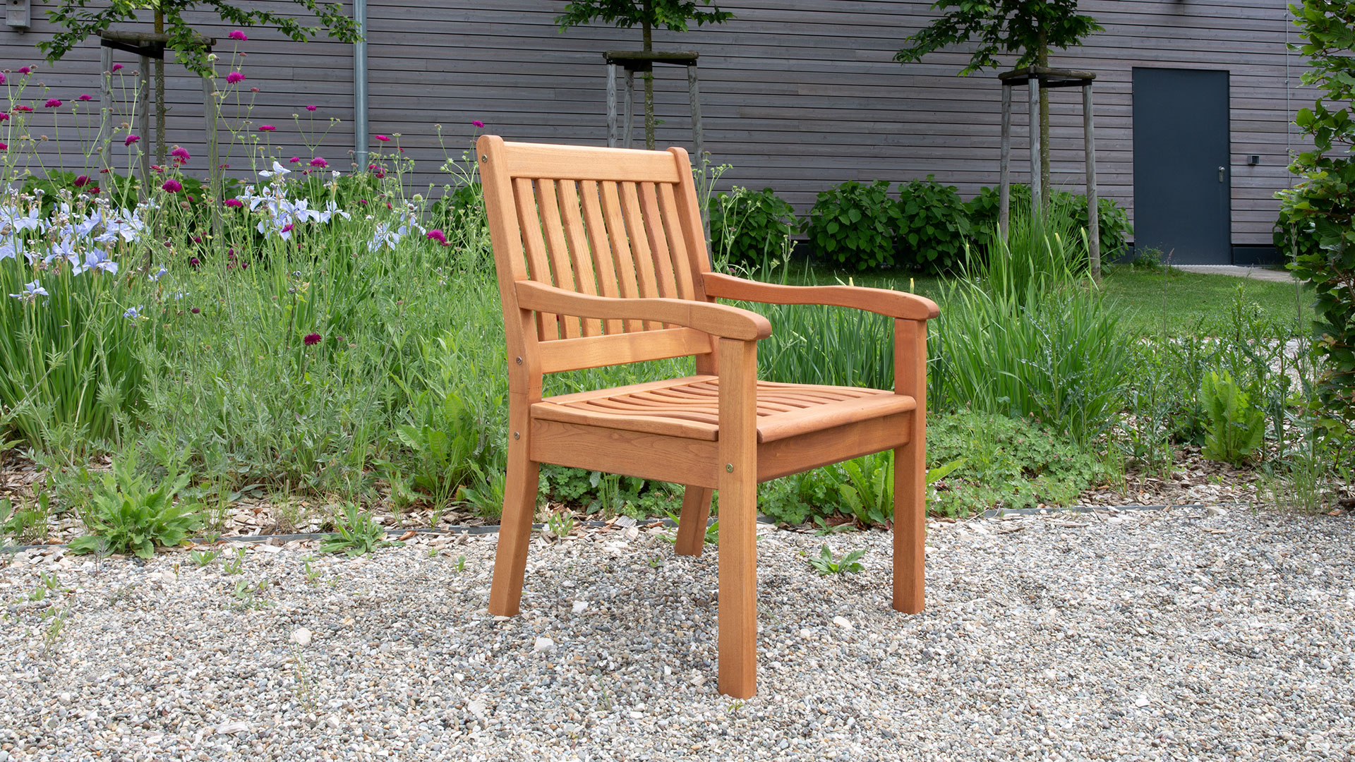 Gartenstuhl "Celano" - massiv Robinie FSC