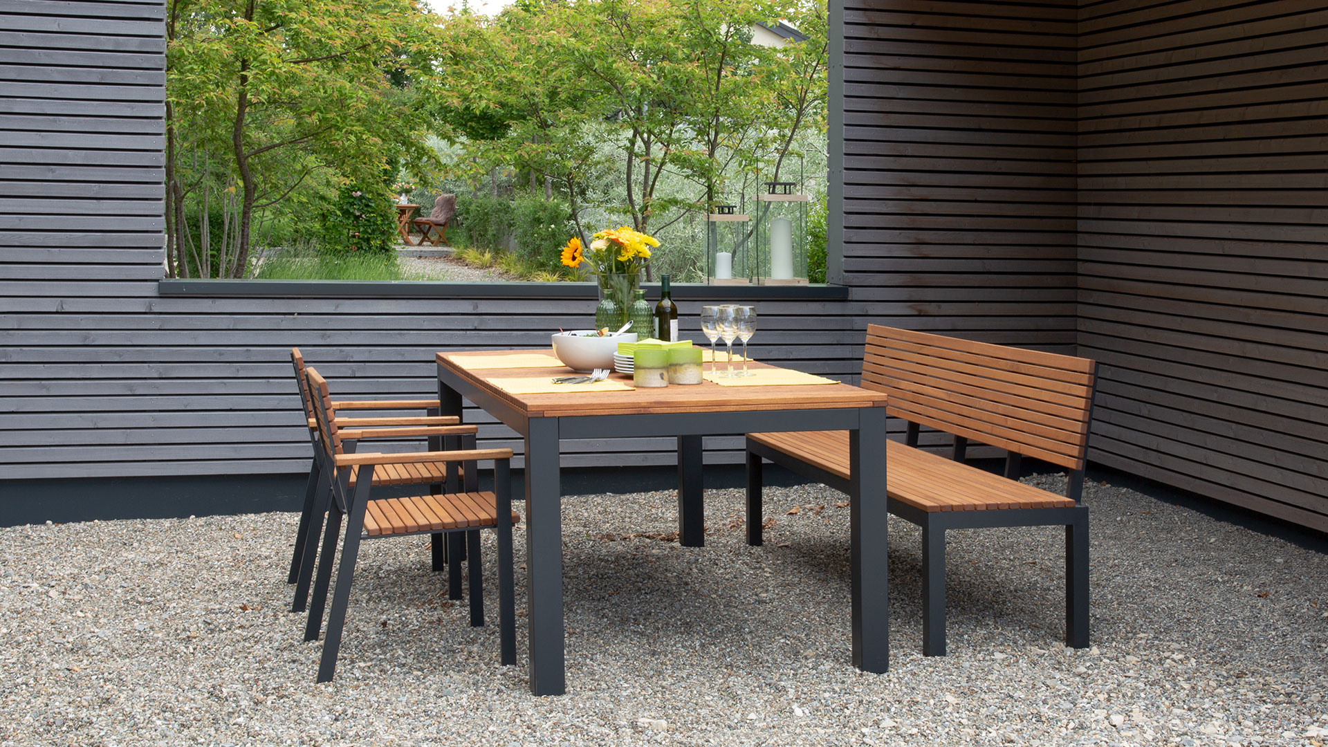 Gartentisch "Verano" massiv Robinie FSC