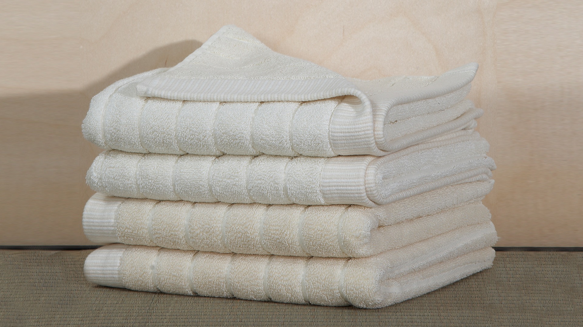 Handtuch "Estrado" crème | 050/100cm