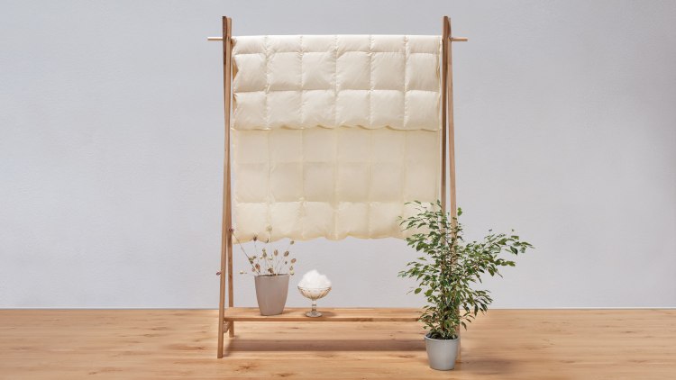 Herrlich federleichte Sommerdecke mit Daunen-Füllung