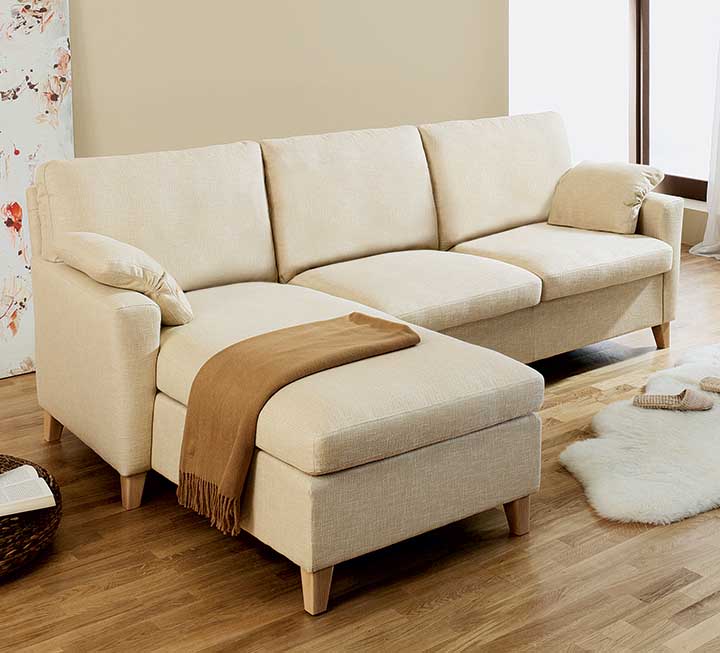 Couch mit Recamiere "Donelli"