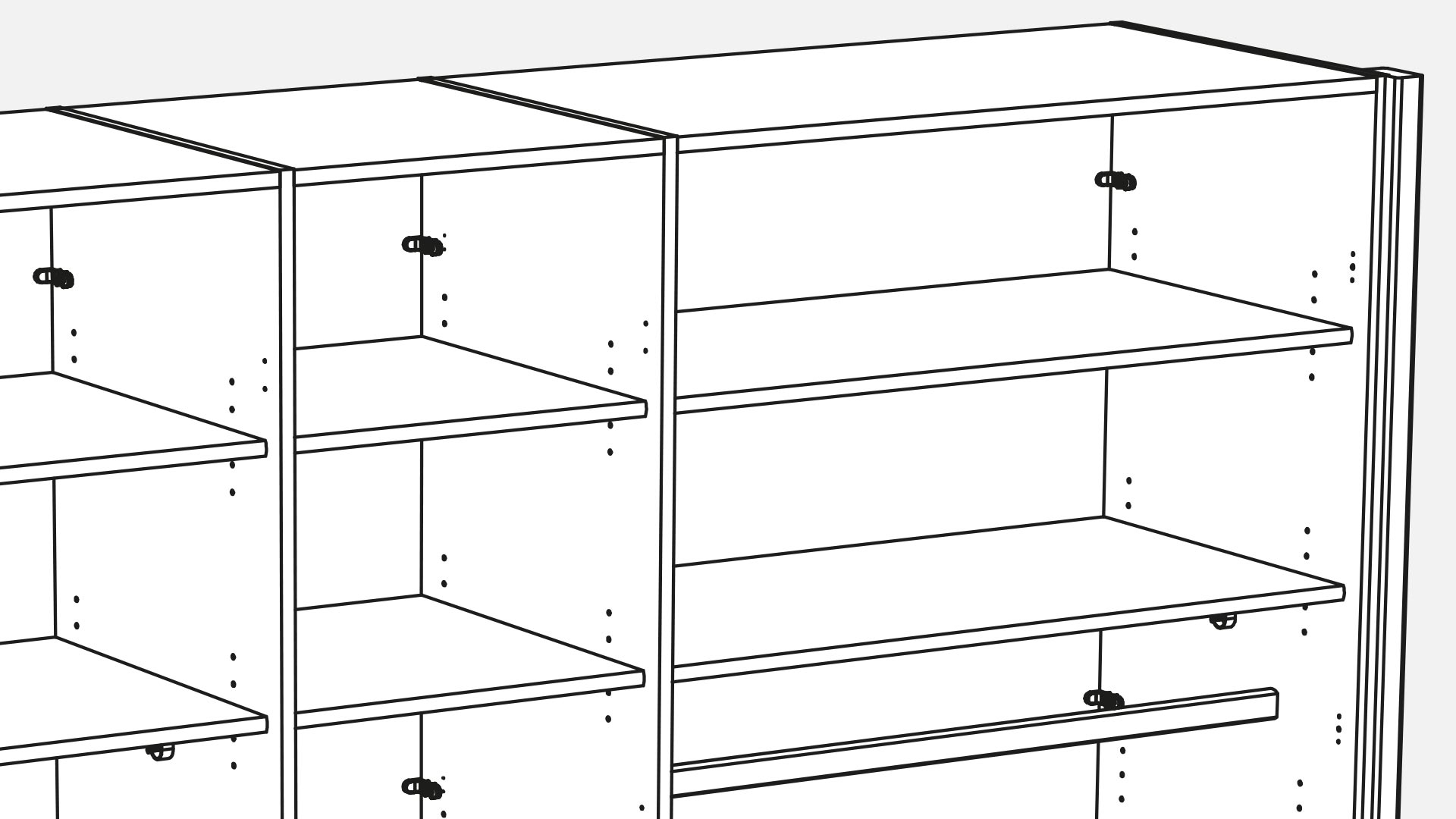 Einlegeböden als Zubehör für Kleiderschränke "Mascella" und "Midera"