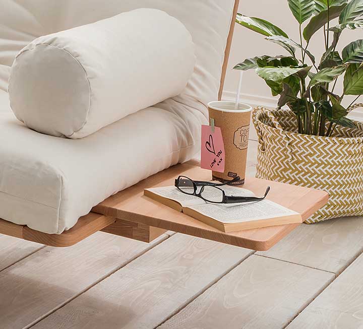 Futon-Ansteckplatte "Suma-Nigra"