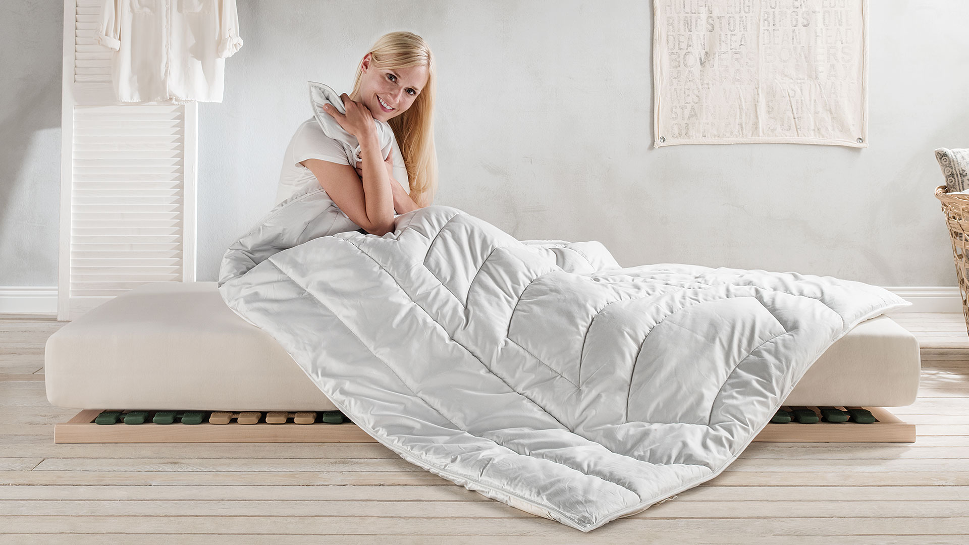 Kamelflaumhaar sorgt für ausgeglichenen Schlafkomfort auch im Winter