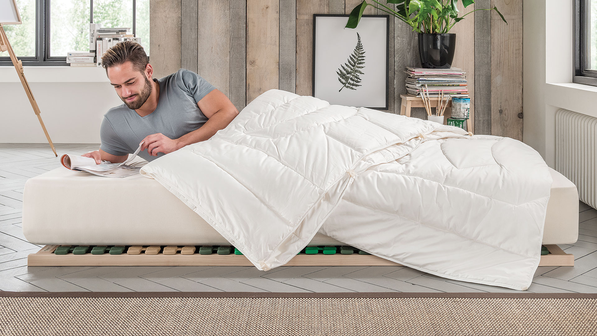 Diese edle Kombination aus wertvollem Cashmerehaar und kühlender Bio-Seide lässt keine Wünsche offen Edle Kombination aus wertvollem Cashmerehaar und kühlender Bio-Seide