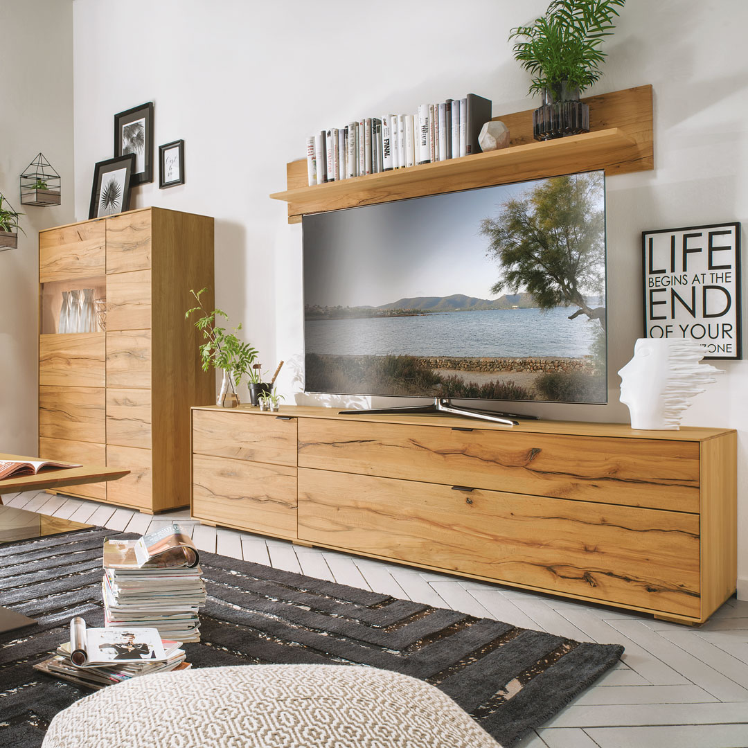 Lowboard "Senera" | Kernbuche | vegan | Bio-Material | Handgefertigt | Variante 01 | schadstoffgeprüft | Sideboards & Highboards
