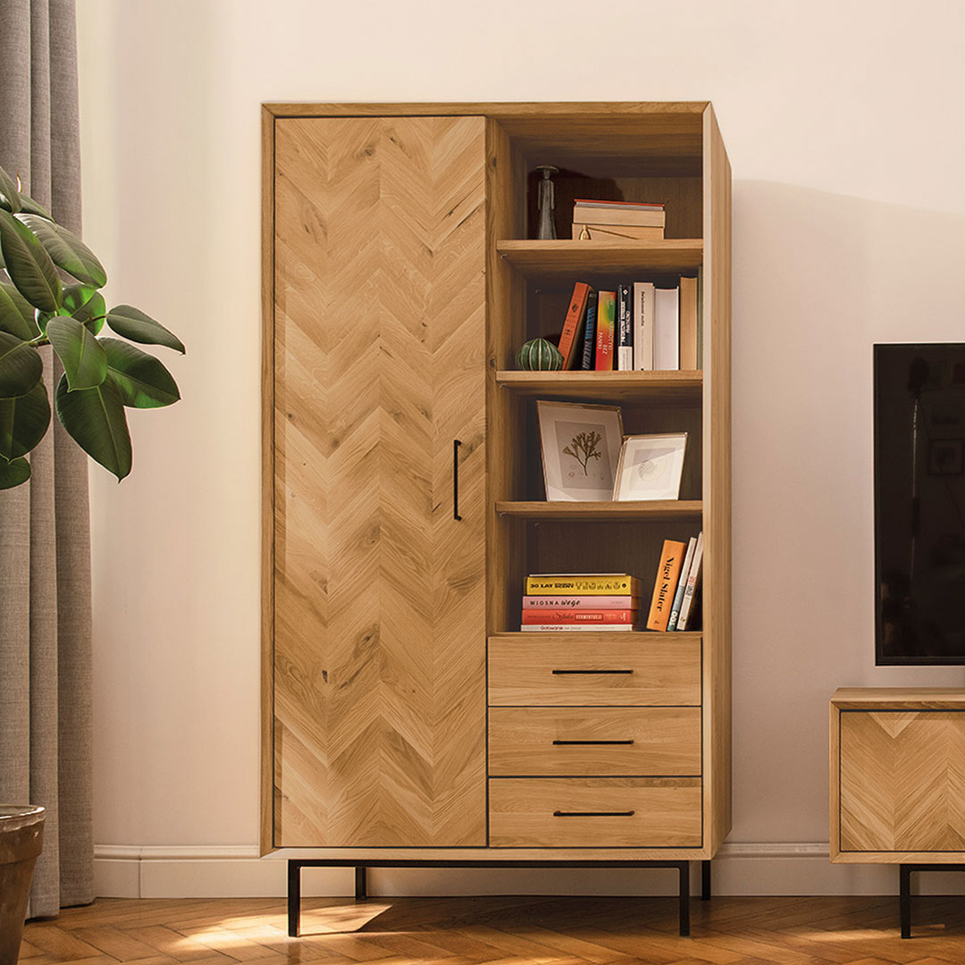 Highboard "Parquetta" | Kernbuche | 100% ökologisch