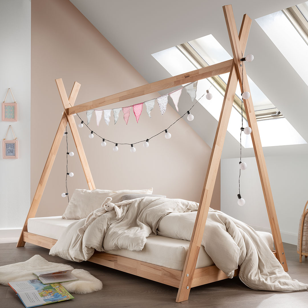 Hausbett "Tipi" | 90x200 cm | 100% ökologisch