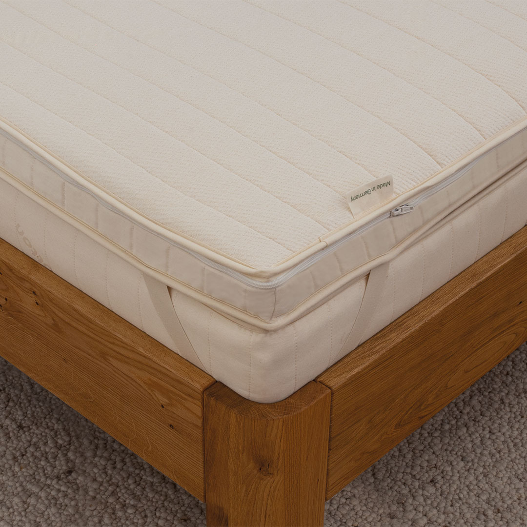Naturlatex-Topper "Latexcomfort-Maxima" | 90x200 cm | soft | Bio-Material | Handgefertigt | schadstoffgeprüft | Topper & Matratzenauflagen