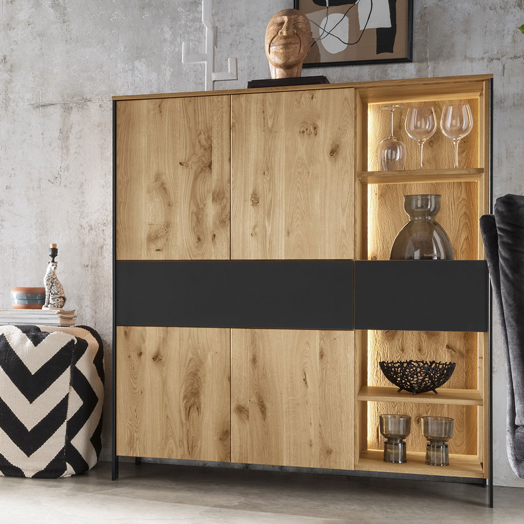 Highboard "Fira" | Bio-Material | Handgefertigt | Highboard | schadstoffgeprüft | Sideboards & Highboards