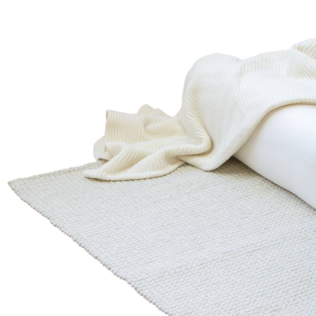 Schurwollteppich "Crusado" | 170x240 cm | taupe | Bio-Material | Handgefertigt | schadstoffgeprüft | Teppiche