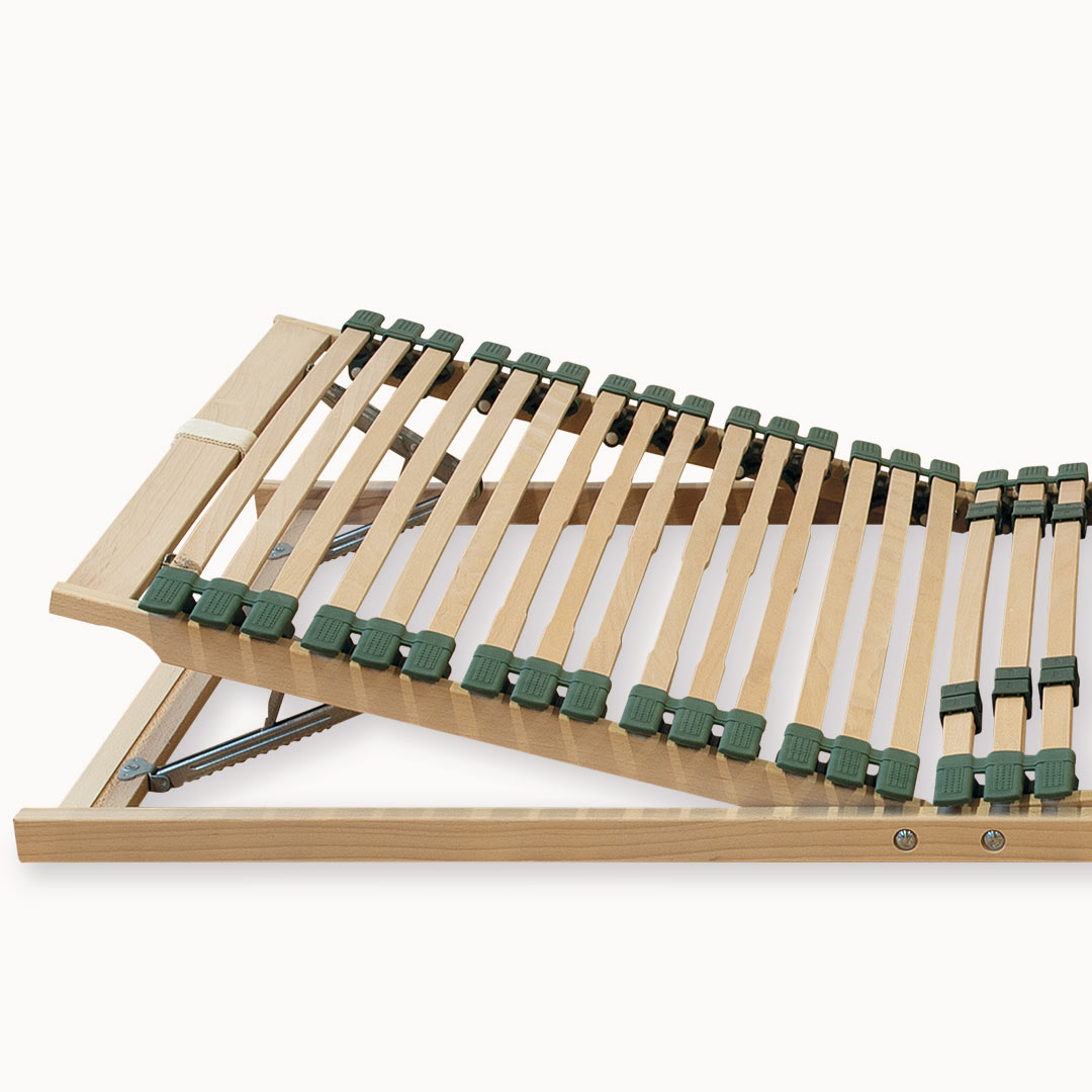 Bio-Lattenrost "Tri-Flex" | 90x200 cm | Bio-Material | Handgefertigt | nicht verstellbar | schadstoffgeprüft | Lattenroste