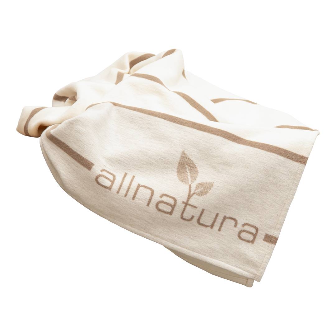 Baumwoll-Plüschdecke "Cotona-Jubilea" | 140x200 cm | Bio-Material | Handgefertigt | schadstoffgeprüft | Wolldecken