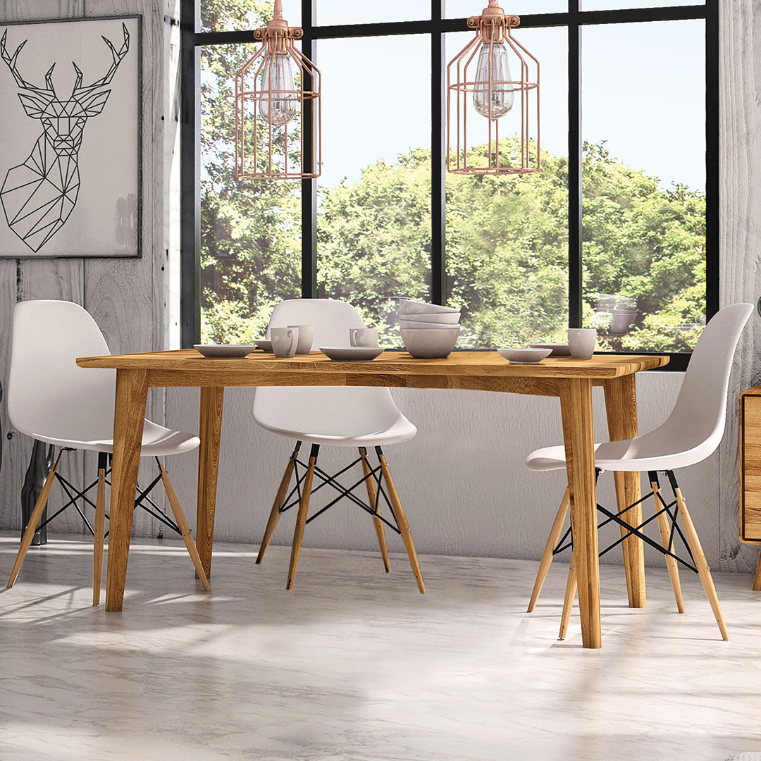 Tisch "Tario" | 80x80 cm | Kernbuche | Bio-Material | Handgefertigt | schadstoffgeprüft | Esstische