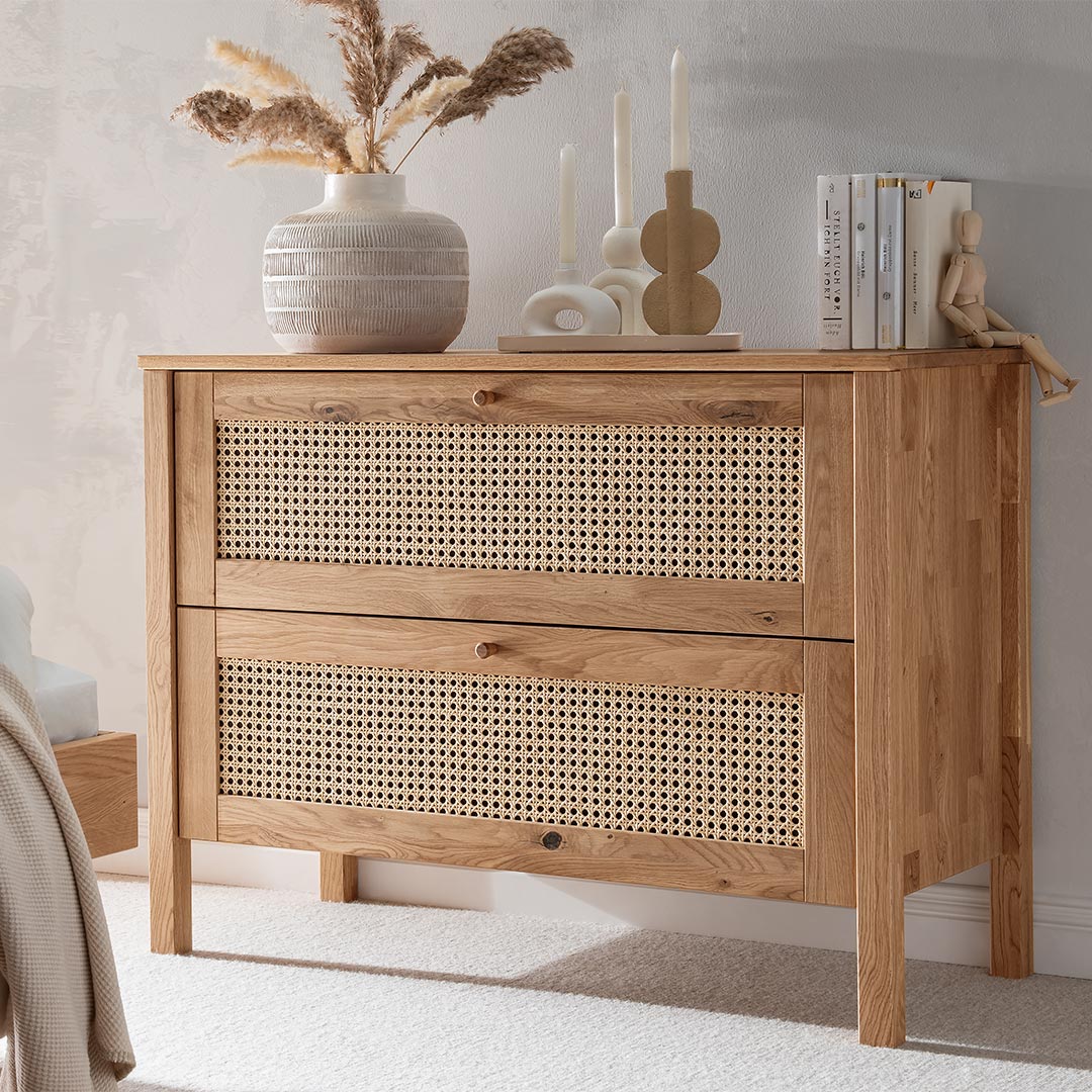 Kommode "Belvedere" | H76xB100xT45 cm | Bio-Material | Handgefertigt | schadstoffgeprüft | Kommoden