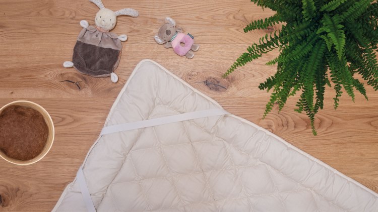 Kinderunterbett Cammello aus Kamelflaumhaar