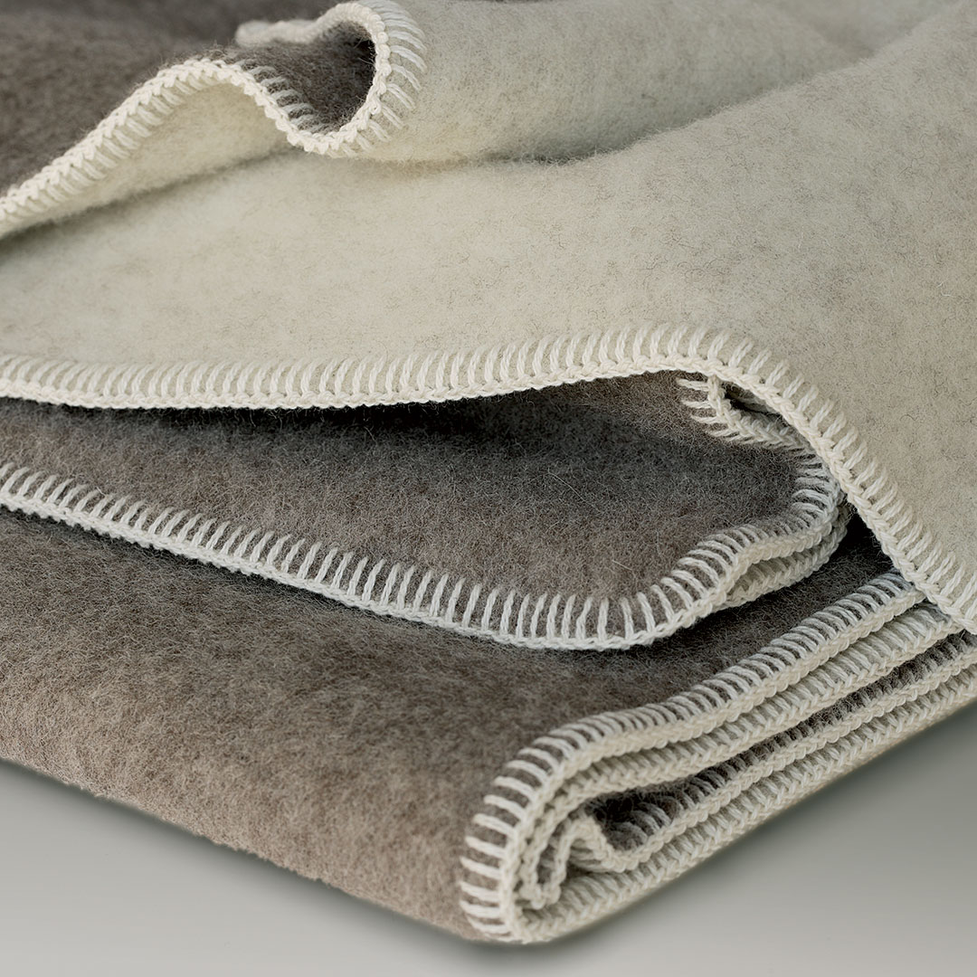 Schafschurwoll-Naturhaardecke "Fulda" | 150x200 cm | Bio-Material | Handgefertigt | schadstoffgeprüft | Wolldecken
