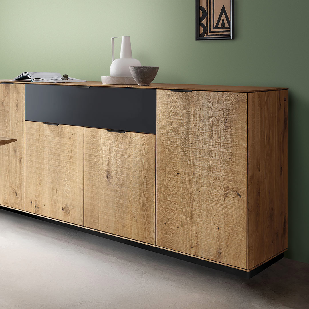 Sideboard "Eterna" | Hobelschlag | Bio-Material | Handgefertigt | Variante 03 | schadstoffgeprüft | Sideboards & Highboards