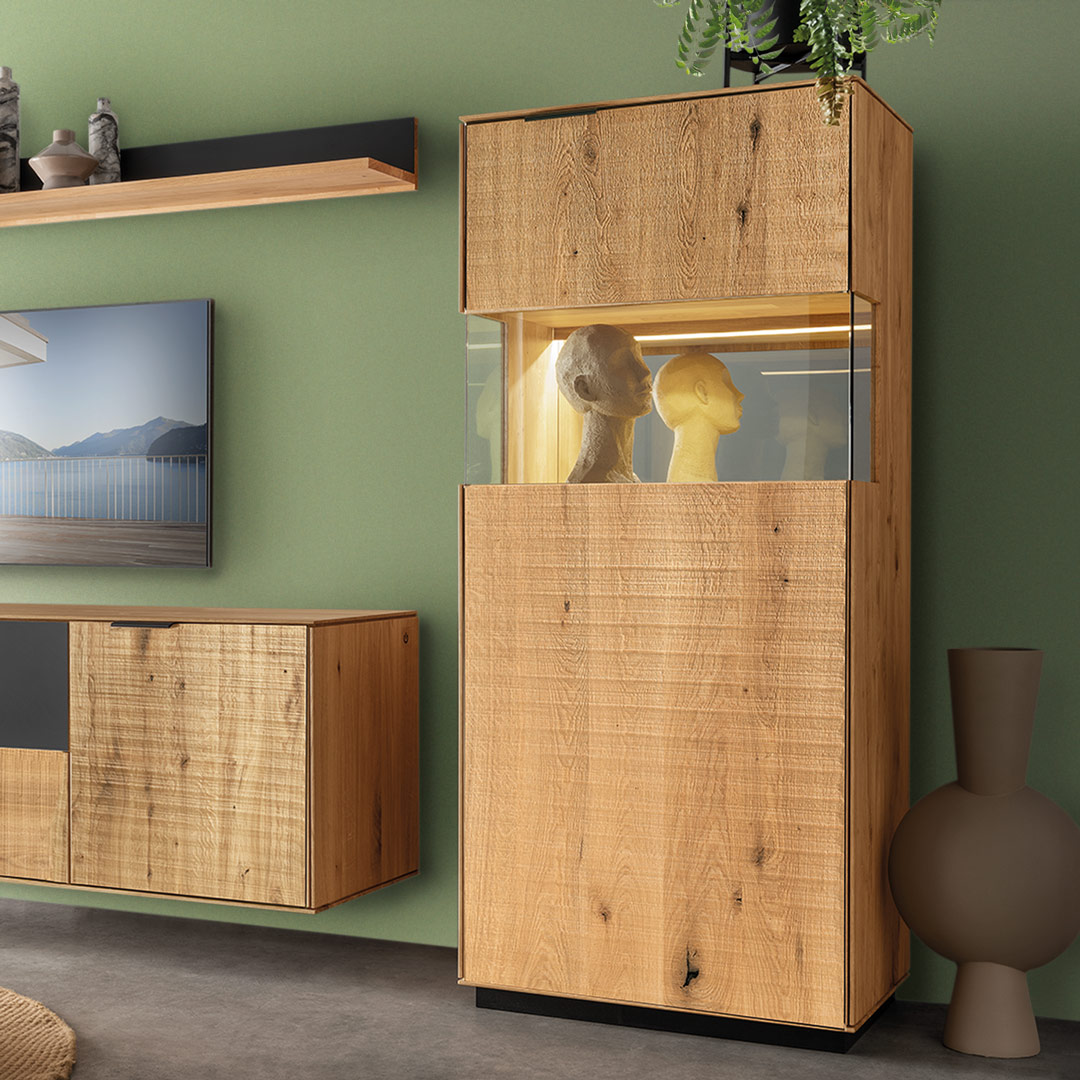 Highboard "Eterna" | Bio-Material | Handgefertigt | Variante 01 | schadstoffgeprüft | Sideboards & Highboards