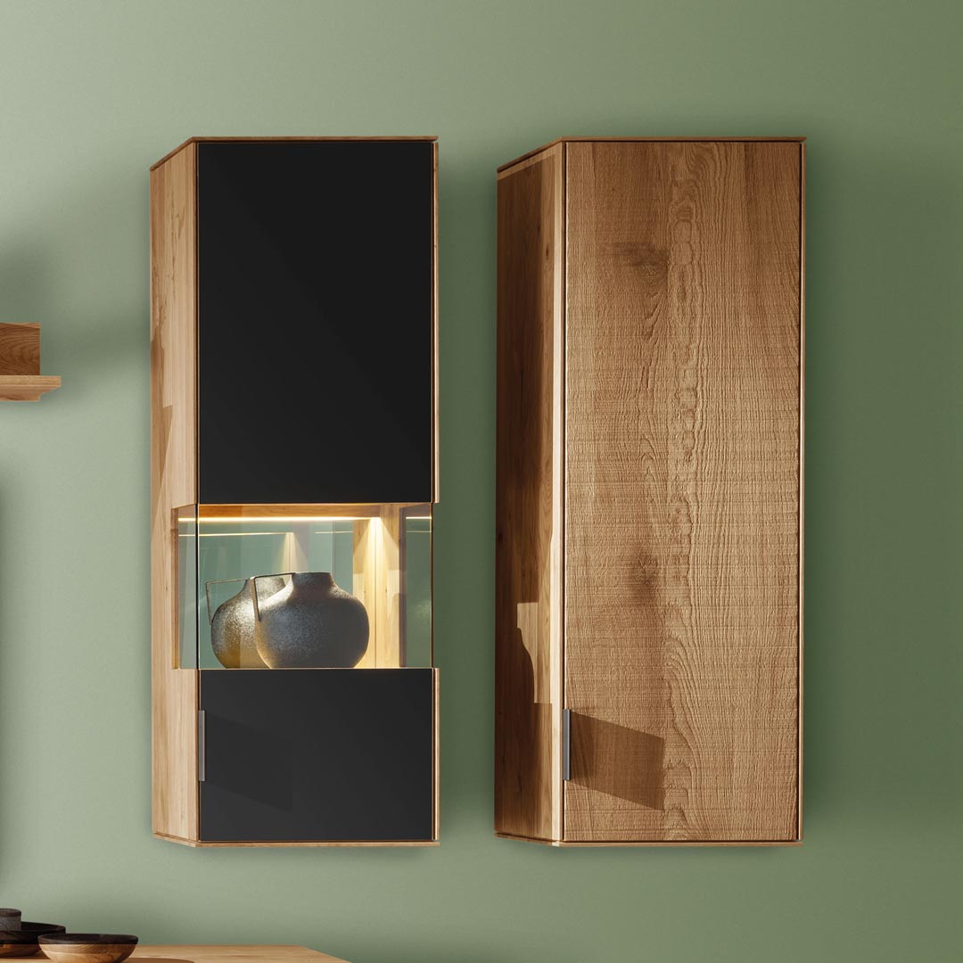 Hängeschrank "Eterna" | H50xB43xT35 cm | Hobelschlag | Bio-Material | Handgefertigt | schadstoffgeprüft | Sideboards & Highboards