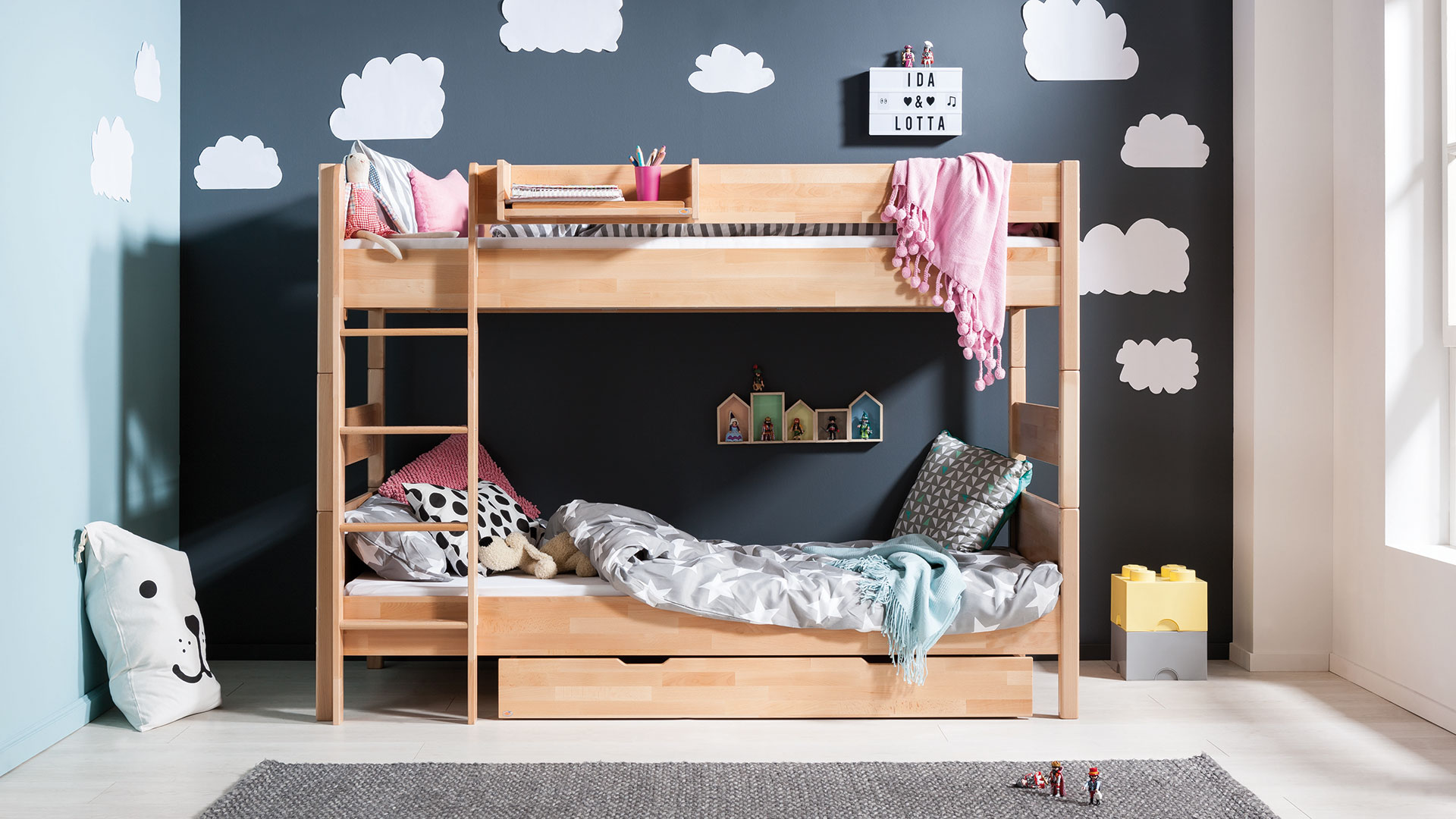 Hoch-/Etagenbett "Viva-Basic"