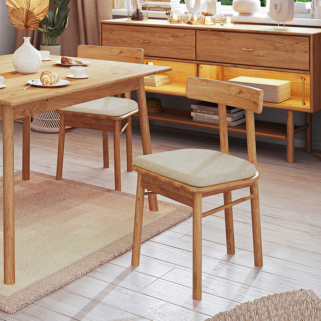 Stuhl "Serea" | Wildeiche, geölt | Bio-Material | Handgefertigt | schadstoffgeprüft | Stühle