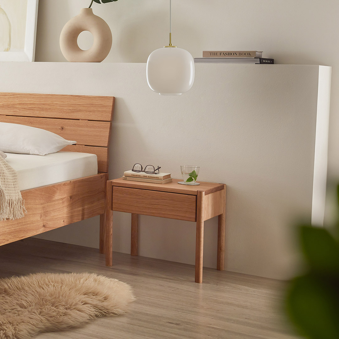 Nachttisch "Elaria" | Bio-Material | Handgefertigt | Variante 01 | schadstoffgeprüft | Nachttische