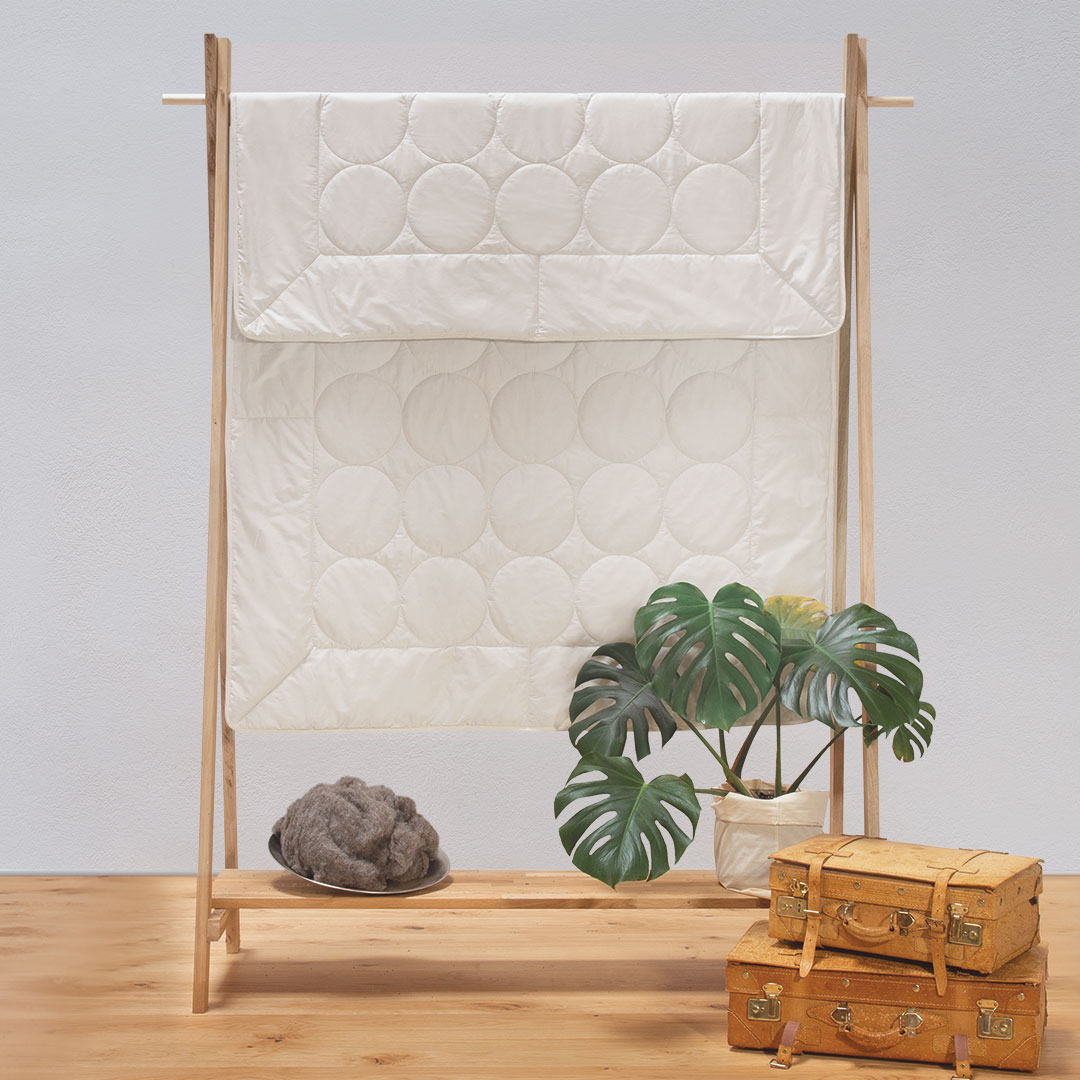 Cashmere-Leicht-Bettdecke "Oriente" | 135x200 cm | vegan | Bio-Material | Handgefertigt | schadstoffgeprüft | Bettdecken