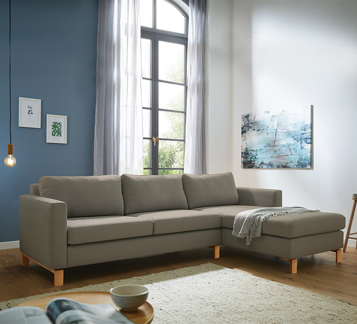 Sofa mit Recamiere "Linea Nova"