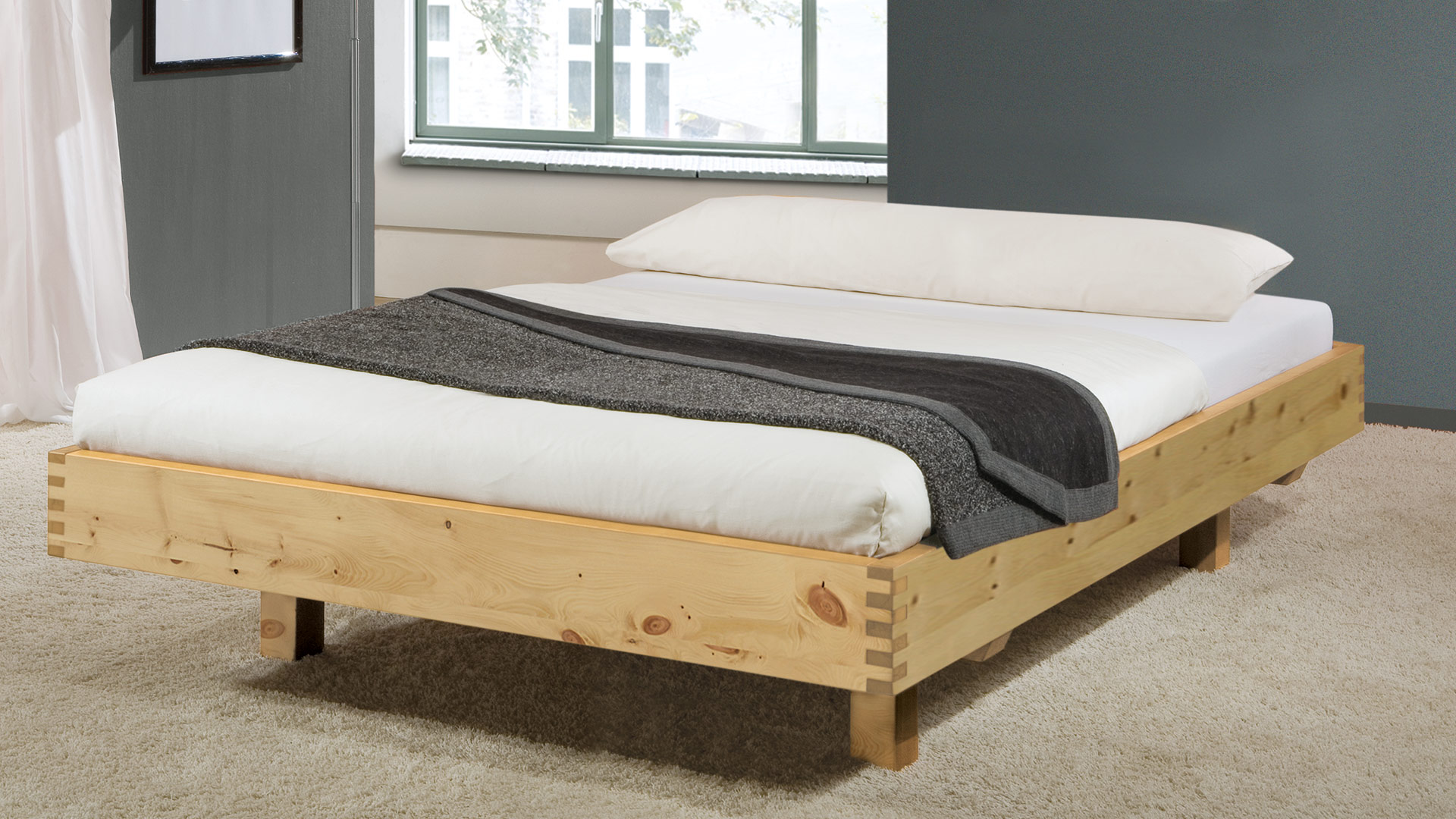 Zirbe-Bett Verona Liege
