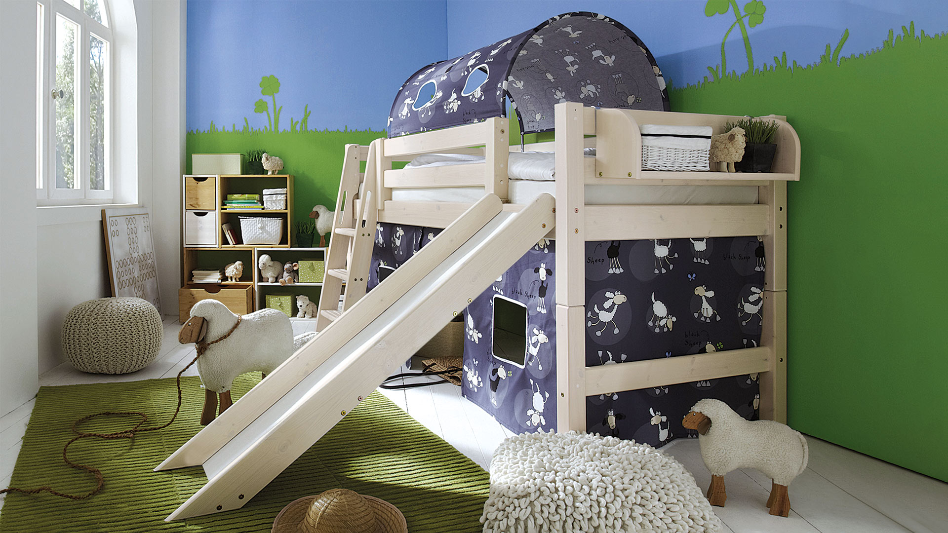 MiniHochbett "Kiddy" In 4 tollen Varianten