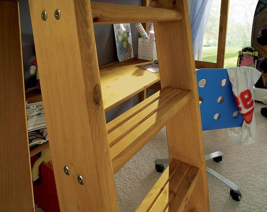 Etagenbett "Kiddy" Mit Leiter oder Treppe