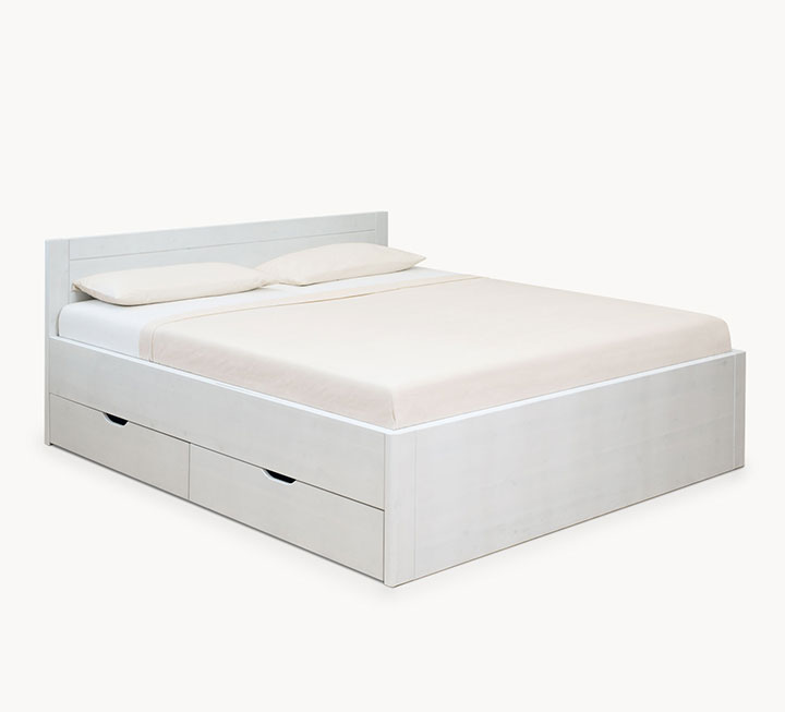 Bett Mascella mit 4 geräumigen Schubkästen Bett Mascella mit 4 geräumigen Schubkästen