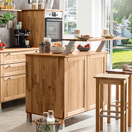 Kücheninsel "Mediterano" - Massivholzküche