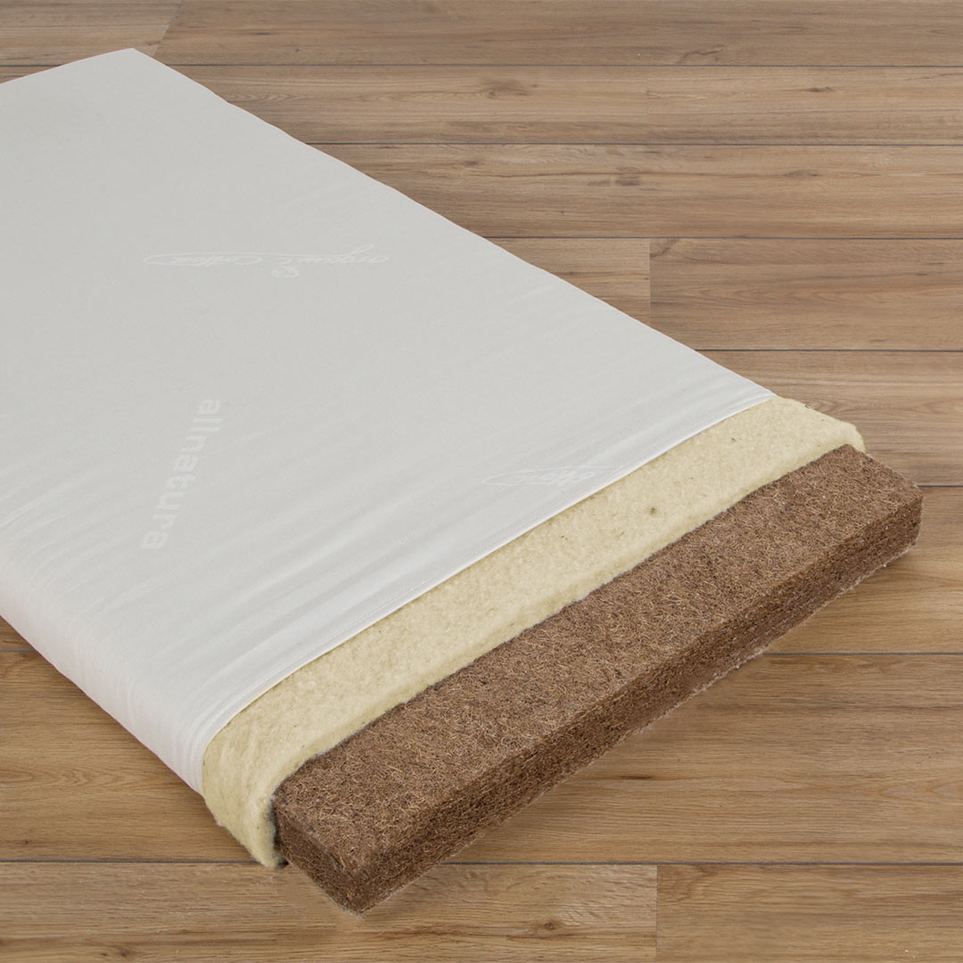 Babymatratze "Coco-Bambino" | 40x73 cm - oval | 100% ökologisch