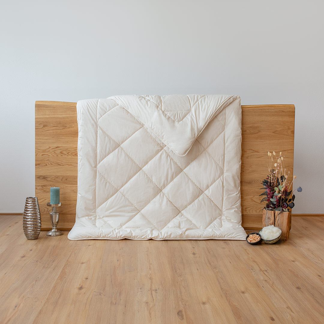 Zirben-Duo-Bettdecke "Pecora-Cembra" | 240x220 cm | 100% ökologisch