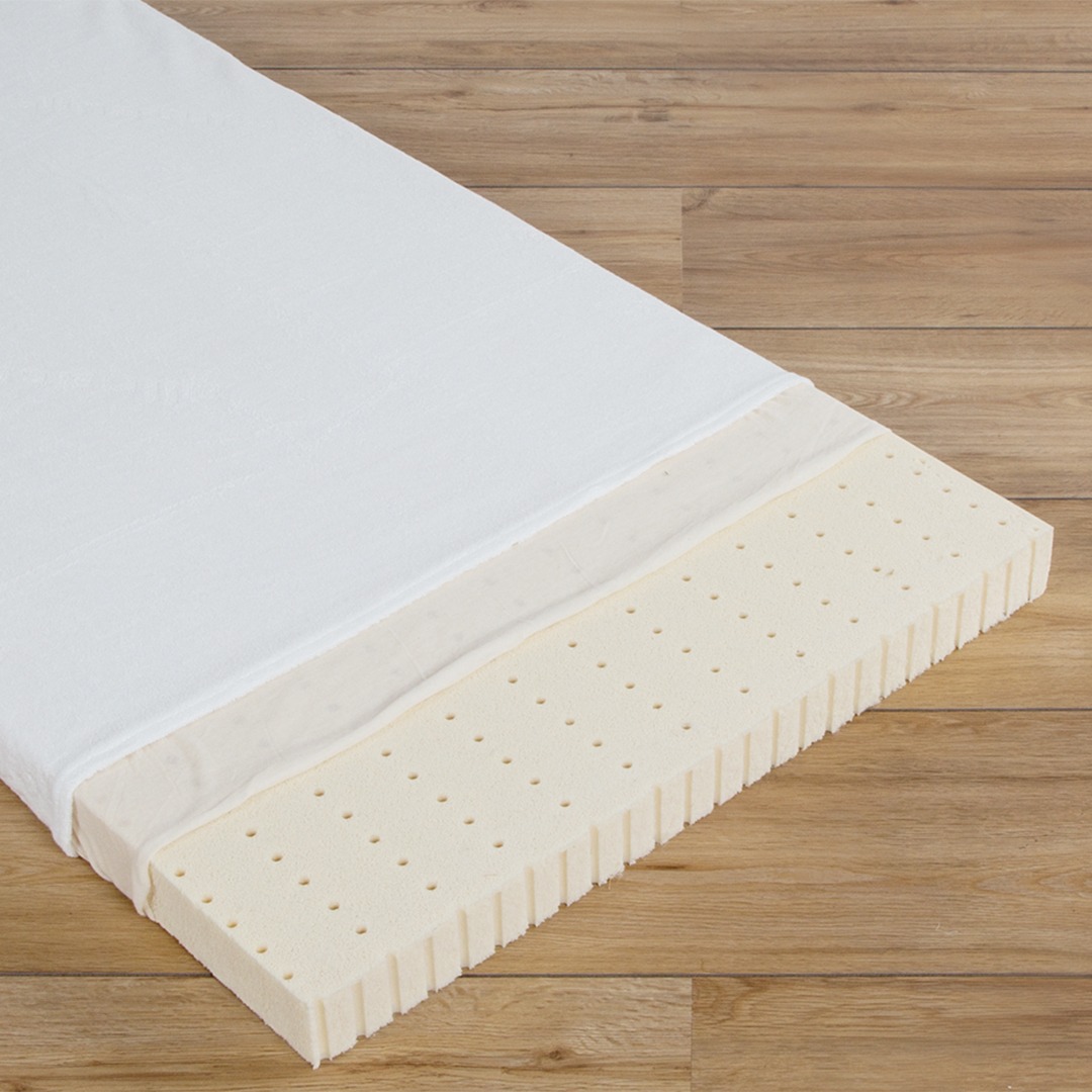 Naturlatex-Kindermatratze "Hevea" | 60x120 cm | Bio-Material | Handgefertigt | ohne Stabilisierungsschicht | schadstoffgeprüft | Kinder-Matratzen