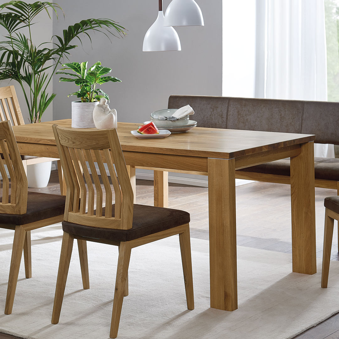 Tisch "Tavira" | 100x180 cm | Kernbuche | 100% ökologisch