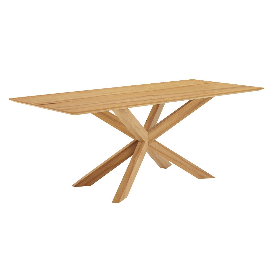 Tisch "Aurana" | 90x160 cm | Nussbaum | Bio-Material | Handgefertigt | schadstoffgeprüft | Esstische