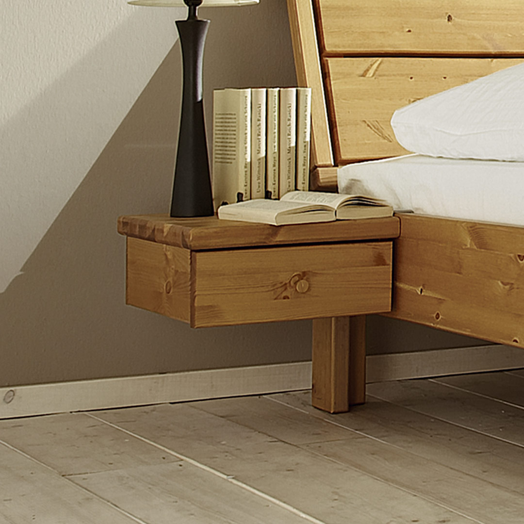 Nachttisch "Lina" | Eiche, geölt | Bio-Material | Handgefertigt | mit Schublade | schadstoffgeprüft | Nachttische